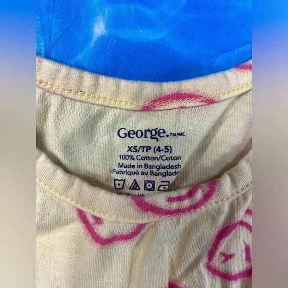 🐣4 for $28🥚 George - Toddler Smiley Face Sun Dress - Size 4-5 - Picture 3 of 3